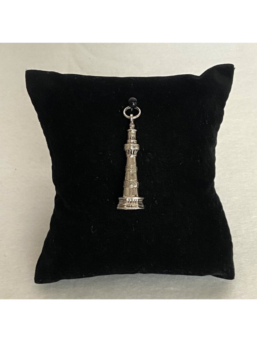 Sterling Silver 925 Maritime Nautical Lighthouse Pendant Charm - Picture 13 of 15